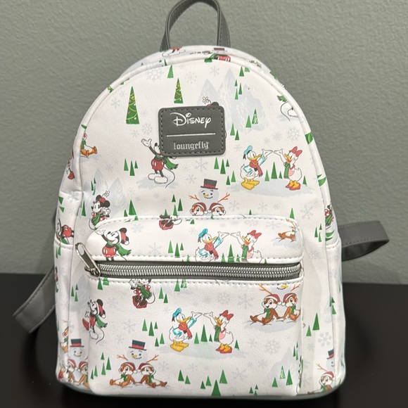 Loungefly Disney Mickey & Friends Snow Day Mini Backpack - Picture 10 of 10